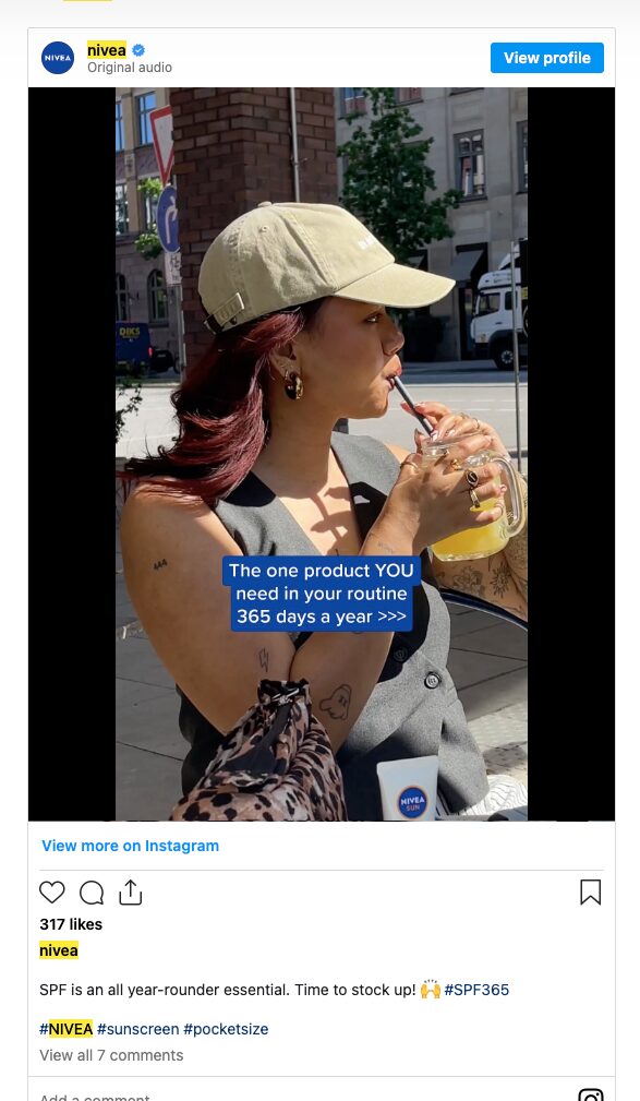 How to Market a Skincare Brand through educational influencer content campaigns like Nivea