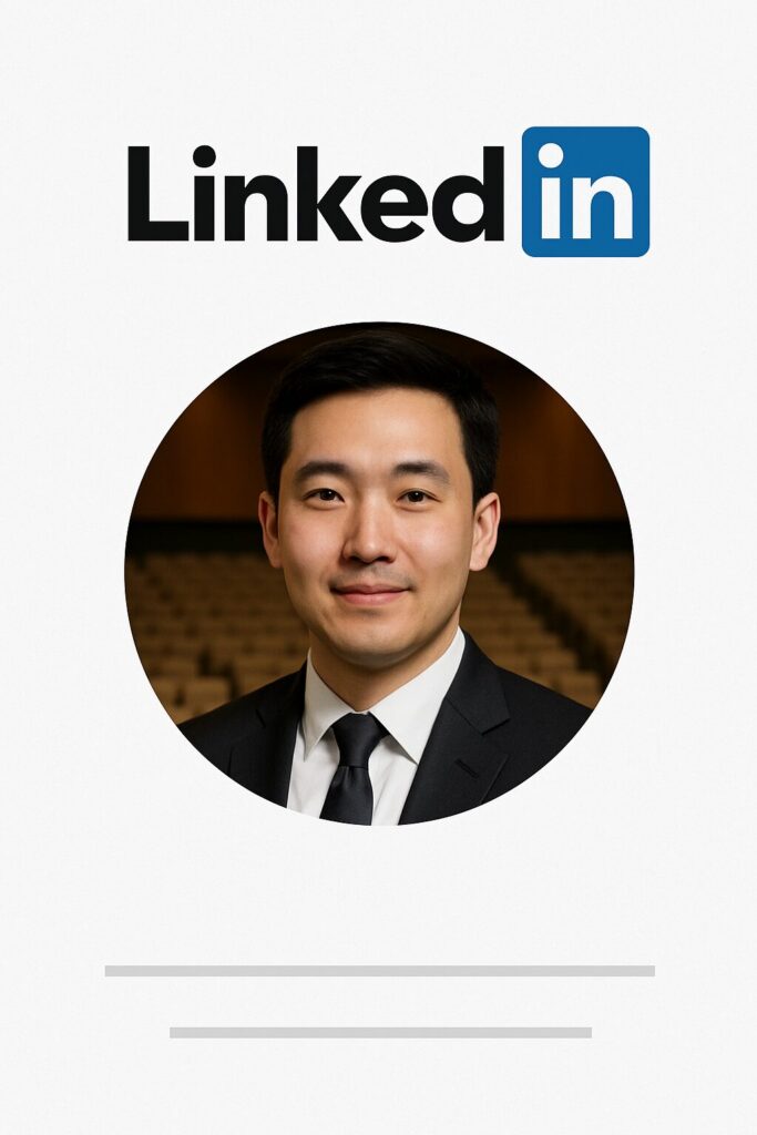 Example of AI-generated LinkedIn headshot using top AI tools