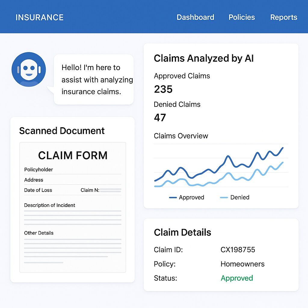 AI tools for insurance claims processing